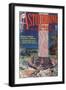 Atom Smasher, Astndng Sty-null-Framed Art Print