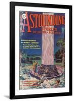 Atom Smasher, Astndng Sty-null-Framed Art Print