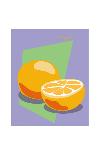 Tangerine-ATOM-Giclee Print