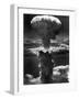 Atomic Bomb Smoke Capped by Mushroom Cloud Rises More Than 60,000 Feet Into Air over Nagasaki-null-Framed Premium Photographic Print