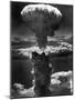 Atomic Bomb Smoke Capped by Mushroom Cloud Rises More Than 60,000 Feet Into Air over Nagasaki-null-Mounted Premium Photographic Print