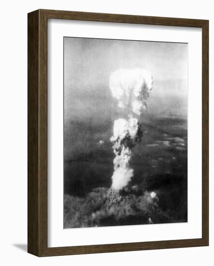 Atomic Burst Over Hiroshima, 1945-us National Archives-Framed Photographic Print