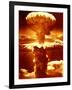 Atomic Burst Over Nagasaki, 1945-us National Archives-Framed Photographic Print