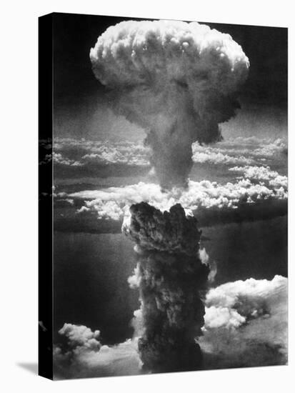 Atomic Burst Over Nagasaki, 1945-us National Archives-Stretched Canvas