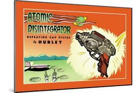 Atomic Disintegrator Repeating Cap Pistol-null-Mounted Art Print