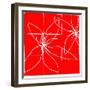 Atomic Floral Four-Jan Weiss-Framed Art Print