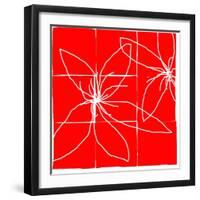 Atomic Floral Four-Jan Weiss-Framed Art Print