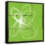 Atomic Floral Three-Jan Weiss-Framed Stretched Canvas