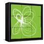 Atomic Floral Three-Jan Weiss-Framed Stretched Canvas