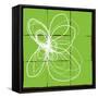 Atomic Floral Three-Jan Weiss-Framed Stretched Canvas