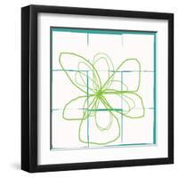 Atomic Floral Two-Jan Weiss-Framed Art Print