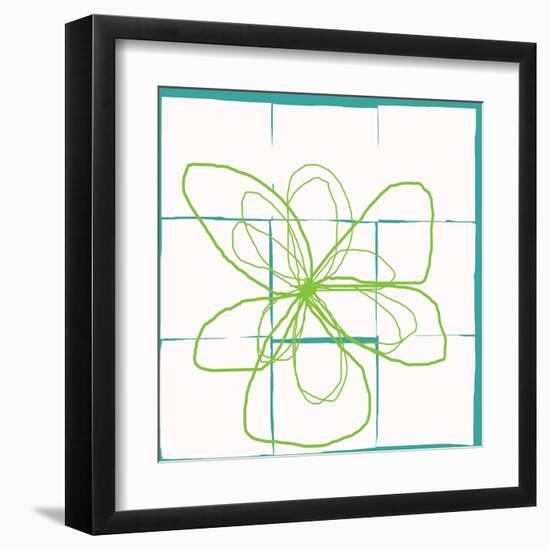 Atomic Floral Two-Jan Weiss-Framed Art Print