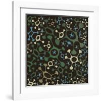 Atomic Friends (Teal)-Susan Clickner-Framed Giclee Print