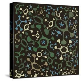 Atomic Friends (Teal)-Susan Clickner-Stretched Canvas