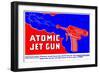 Atomic Jet-Gun-null-Framed Art Print