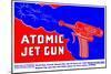 Atomic Jet-Gun-null-Mounted Art Print