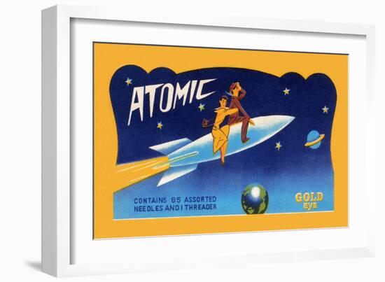 Atomic Needles-null-Framed Art Print