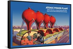 Atomic Power Plant-null-Framed Stretched Canvas