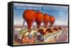 Atomic Power Plants Predicted-null-Framed Stretched Canvas