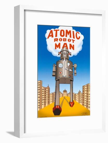 Atomic Robot Man-null-Framed Poster