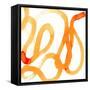 Atomic S-Curve II-Jennifer Parker-Framed Stretched Canvas