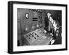 Atomic Scientist Irene Curie at France's First Nuclear Reactor in 1948-null-Framed Photo