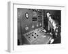 Atomic Scientist Irene Curie at France's First Nuclear Reactor in 1948-null-Framed Photo