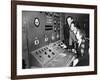 Atomic Scientist Irene Curie at France's First Nuclear Reactor in 1948-null-Framed Photo