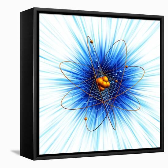 Atomic Structure, Artwork-Mehau Kulyk-Framed Stretched Canvas