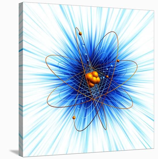 Atomic Structure, Artwork-Mehau Kulyk-Stretched Canvas