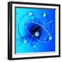 Atomic Structure-Mehau Kulyk-Framed Premium Photographic Print