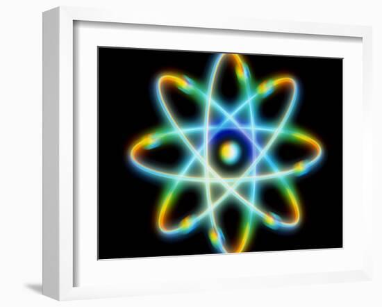 Atomic Structure-PASIEKA-Framed Photographic Print