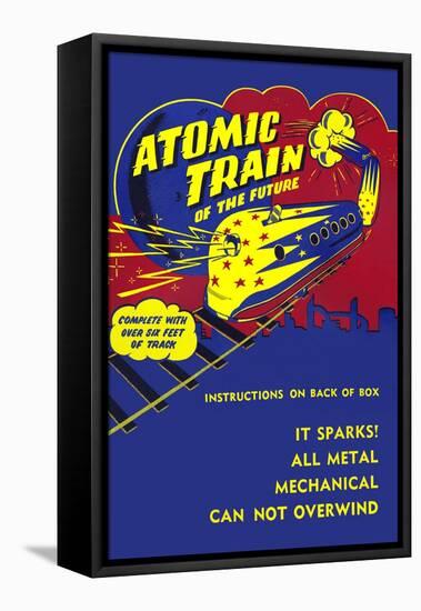 Atomic Train of the Future-null-Framed Stretched Canvas