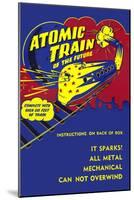 Atomic Train of the Future-null-Mounted Art Print