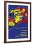 Atomic Train of the Future-null-Framed Art Print