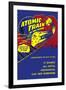 Atomic Train of the Future-null-Framed Art Print