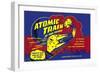 Atomic Train of The Future-null-Framed Art Print