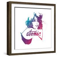 Atomic-Manuel Rebollo-Framed Art Print