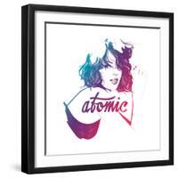 Atomic-Manuel Rebollo-Framed Art Print