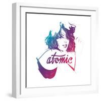 Atomic-Manuel Rebollo-Framed Art Print