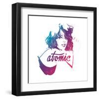 Atomic-Manuel Rebollo-Framed Art Print