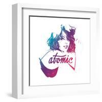 Atomic-Manuel Rebollo-Framed Art Print