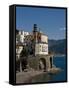 Atrani, Amalfi Coast, UNESCO World Heritage Site, Campania, Italy, Europe-Charles Bowman-Framed Stretched Canvas