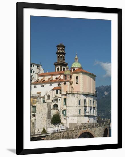 Atrani, Amalfi Peninsula, Amalfi Coast, UNESCO World Heritage Site, Campania-Angelo Cavalli-Framed Photographic Print