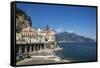 Atrani, Amalfi Peninsula, Amalfi Coast, UNESCO World Heritage Site, Campania-Angelo Cavalli-Framed Stretched Canvas