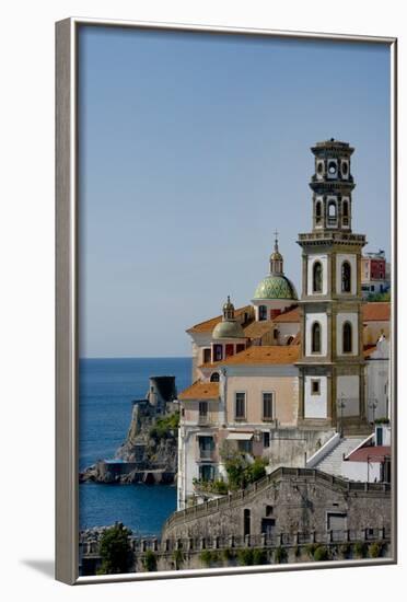 Atrani Church Tower Italy-Charles Bowman-Framed Photographic Print