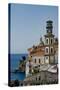 Atrani Church Tower Italy-Charles Bowman-Stretched Canvas