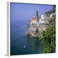 Atrani Near Amalfi, Costiera Amalfitana (Amalfi Coast), Unesco World Heritage Site, Campania, Italy-Roy Rainford-Framed Photographic Print