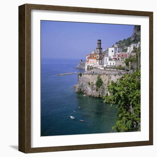 Atrani Near Amalfi, Costiera Amalfitana (Amalfi Coast), Unesco World Heritage Site, Campania, Italy-Roy Rainford-Framed Photographic Print