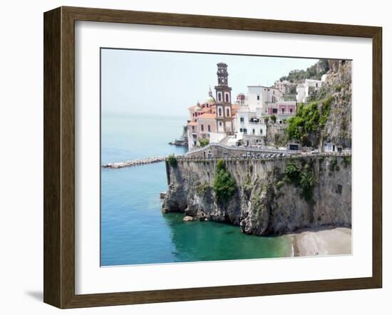 Atrani on the Amalfi Coast-Marilyn Dunlap-Framed Art Print